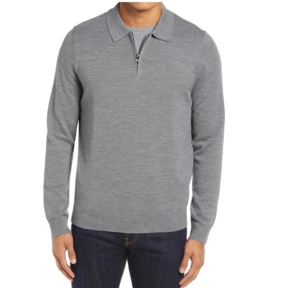 NORDSTROM Tech-smart Polo Sweater